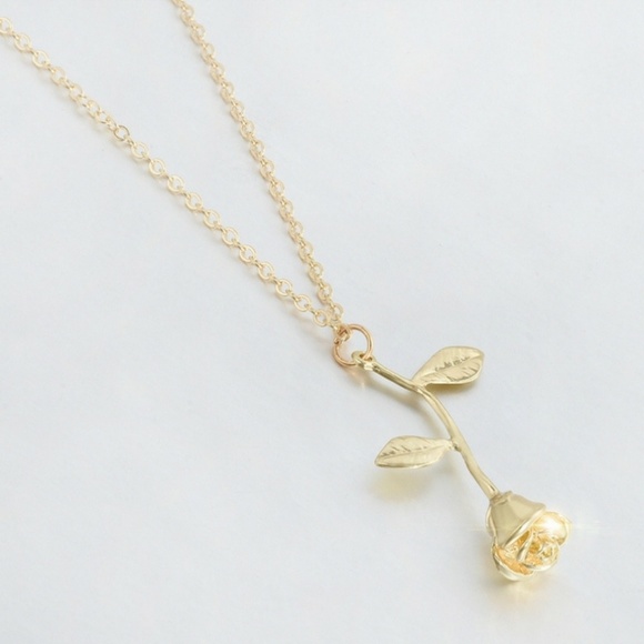 Necklace GOLD - The Rose Dainty - Picture 2 of 3